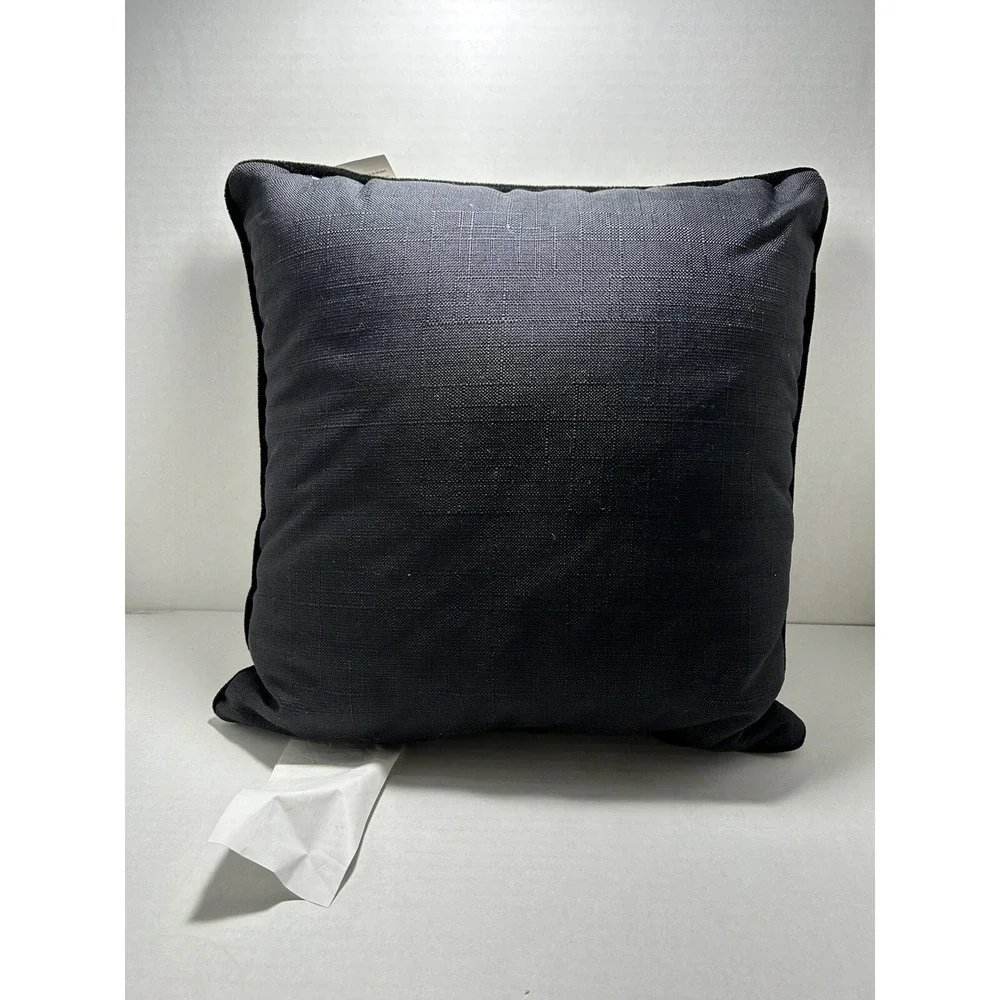 Haunted Living Black Cat Halloween Pillow 14